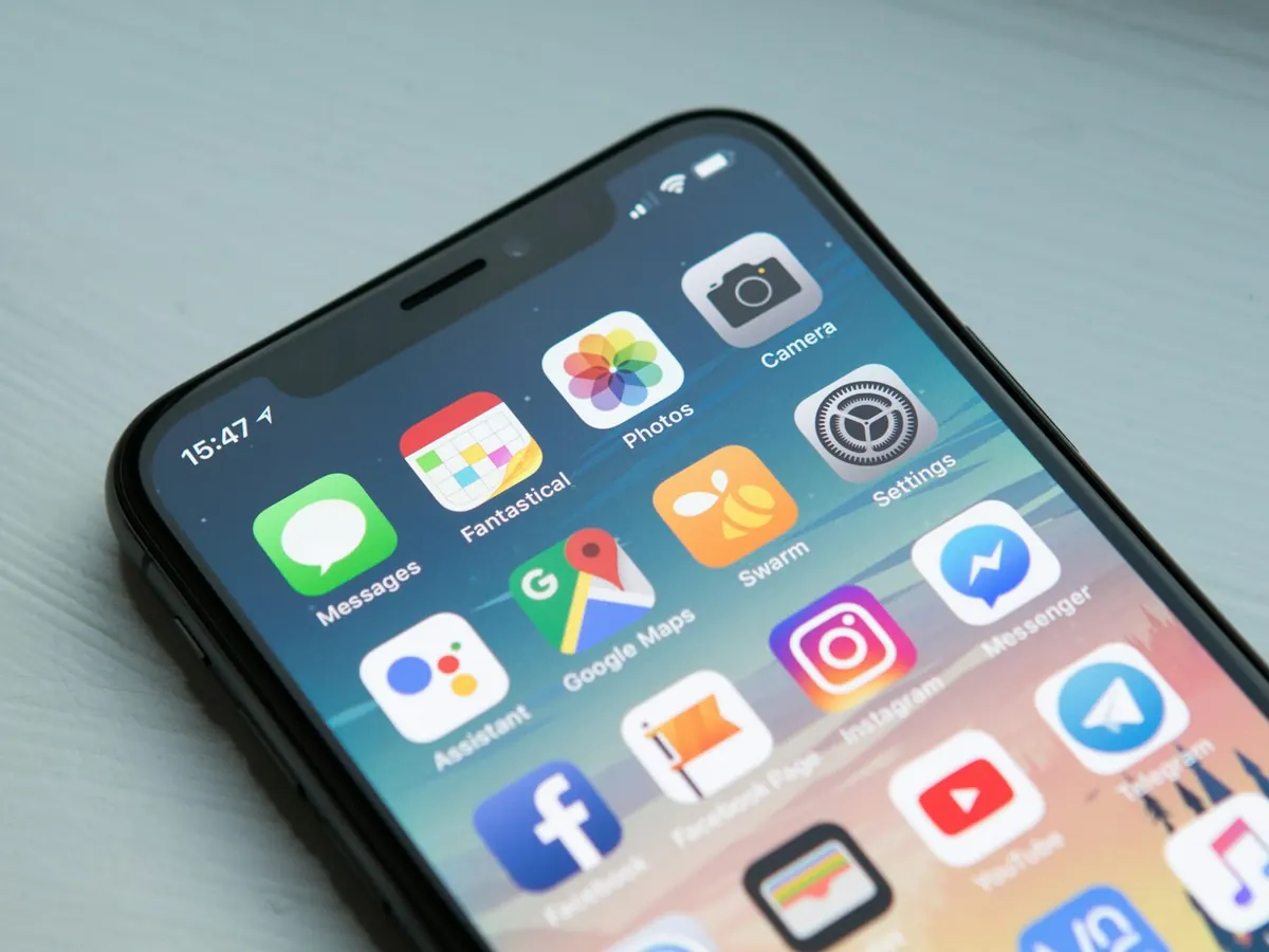 Application mobile sur smartphone