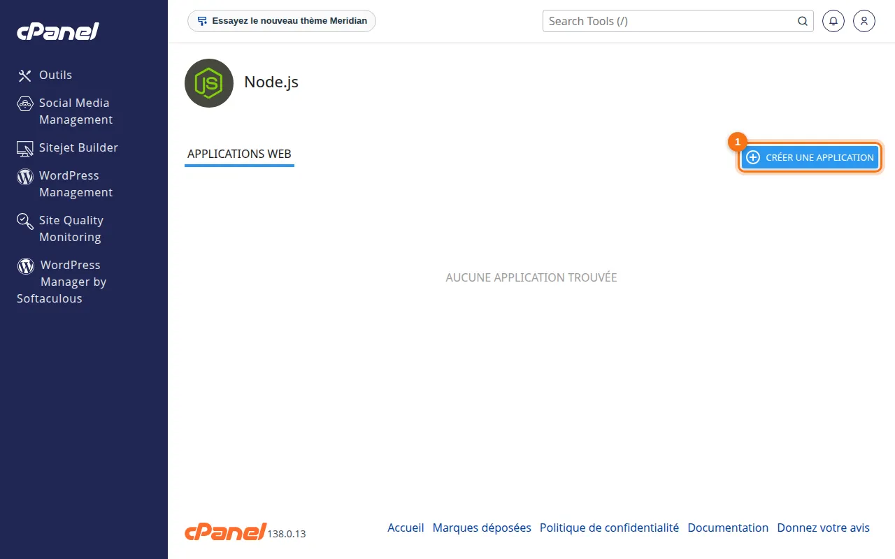 Lancer une application Node.js