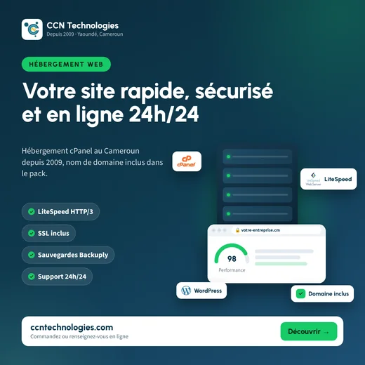 Kit affilié CCN Technologies : hebergement